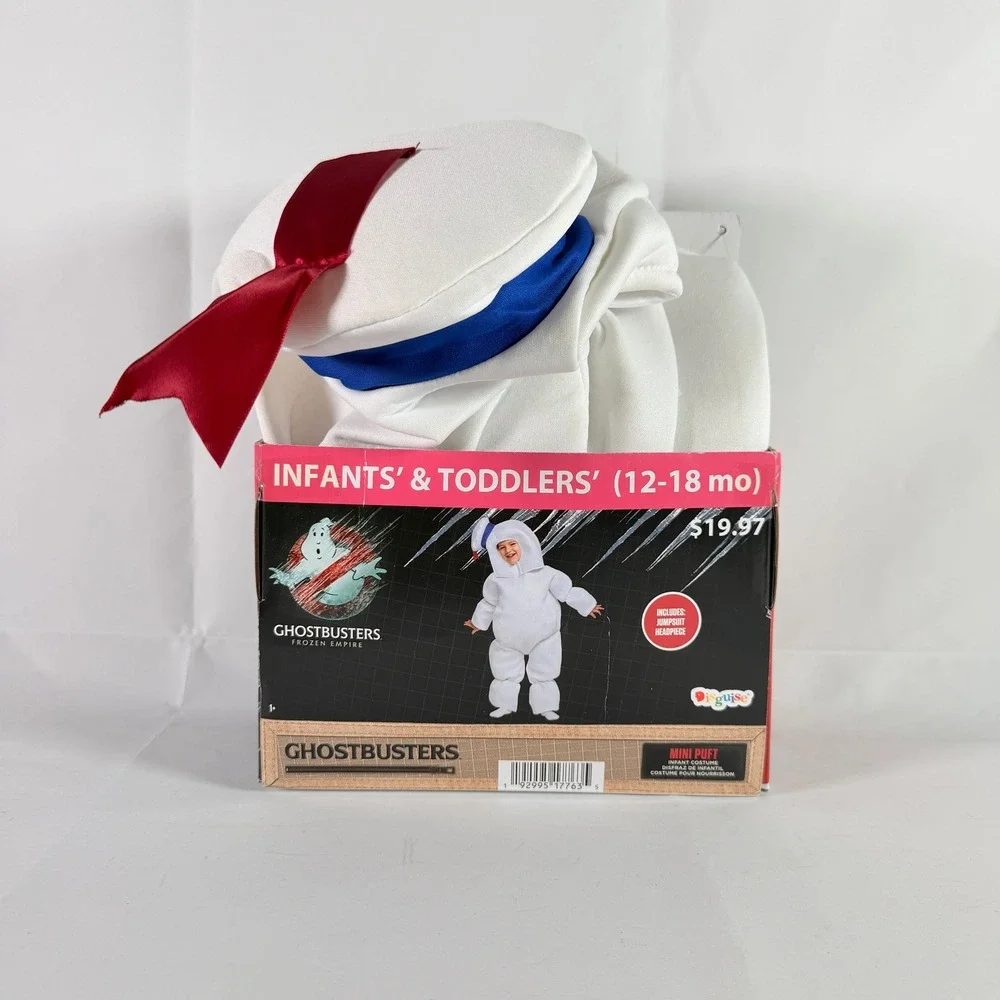 Ghostbusters Frozen Empire Mini Puft Infant Toddler Costume 12-18 Mo Disguise
